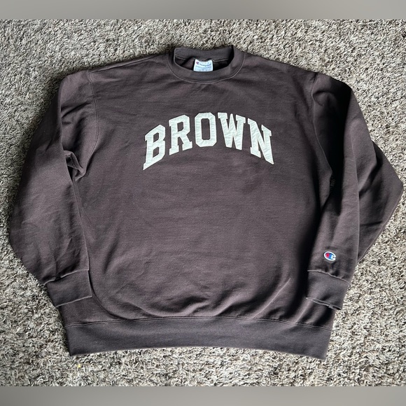 Vintage champion Brown collegiate sweatshirt - Picture 1 of 5